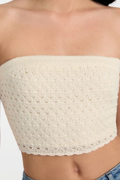 GUESS® Eco Luca Strapless Tube Top