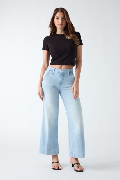 GUESS® Zoya wide-leg jeans