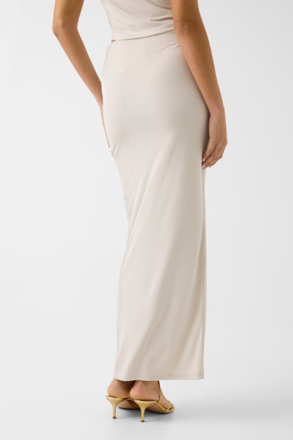 adrianna papell beaded blouson long dress Phase Eight Beige Ruched Side Pencil Dress UK 8  Reliked