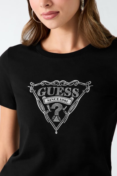 GUESS® Triangle logo t-shirt