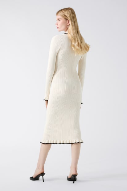 thermal knit a line dress Rails | Antonia Dress - Raspberry | Premium Cotton | Size XL main image 1