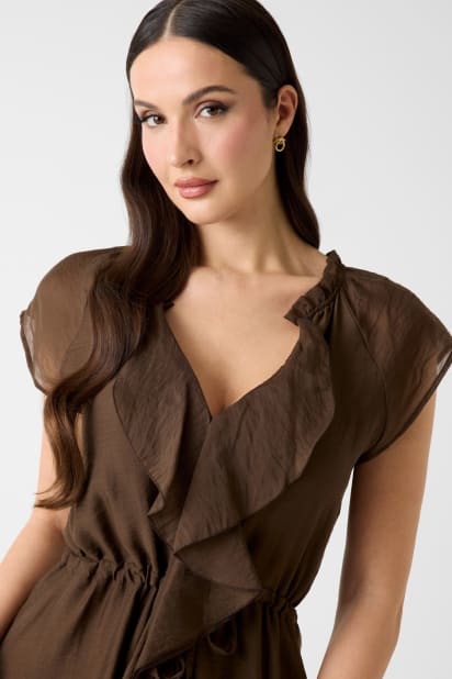 GUESS® Maelys Ruffled Maxi Dress
