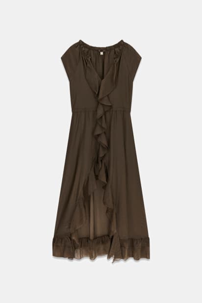 who designed pippa middleton bridesmaid dress Chocolate Latte Mini Romper Dress