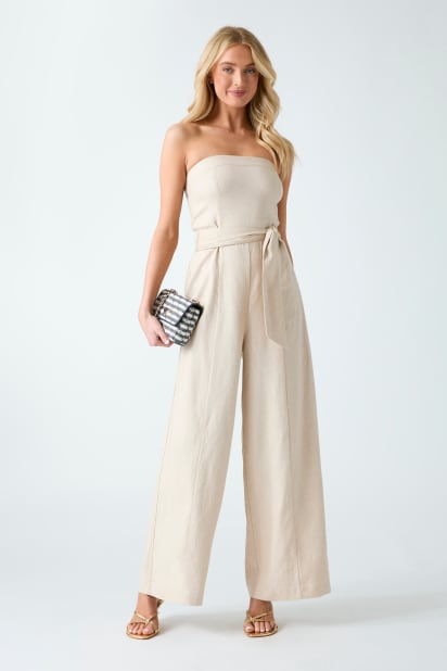 GUESS® Linen-blend jumpsuit
