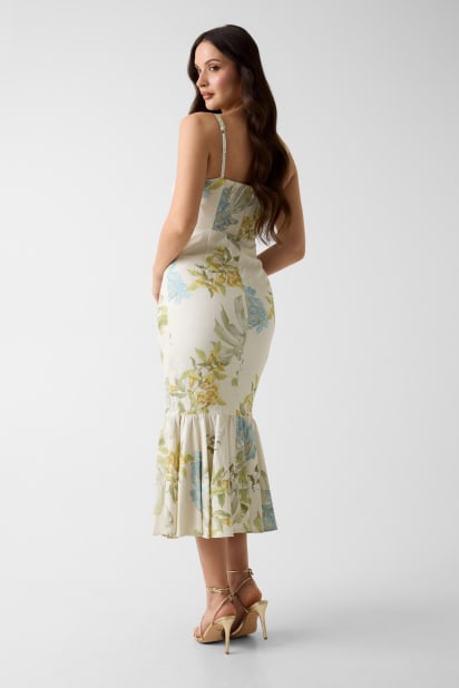 GUESS Linen-blend dress