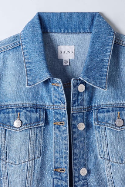 GUESS® Rhinestone Denim Jacket