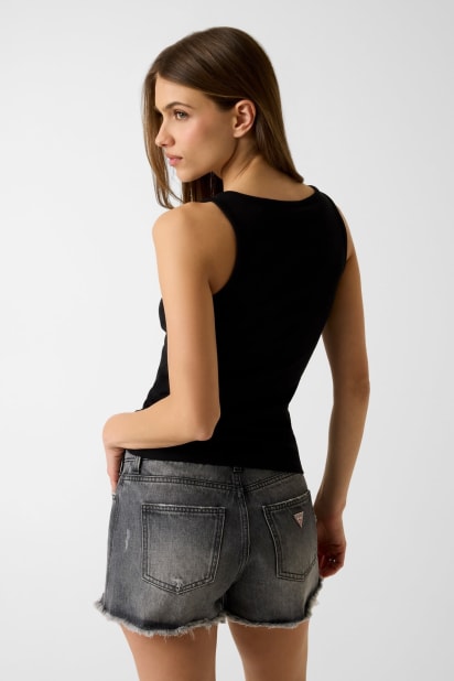 GUESS® Embroidered star tank top