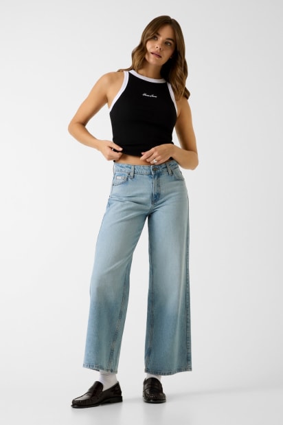 GUESS® Embroidered logo tank top