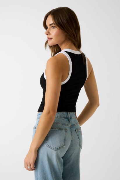 GUESS® Embroidered logo tank top