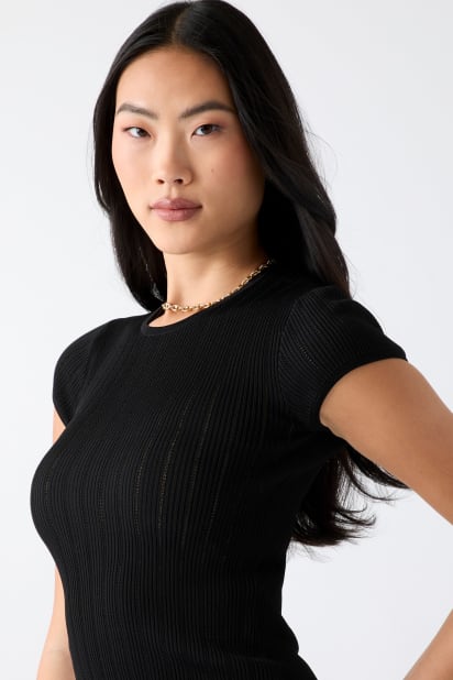 GUESS® Rib knit top