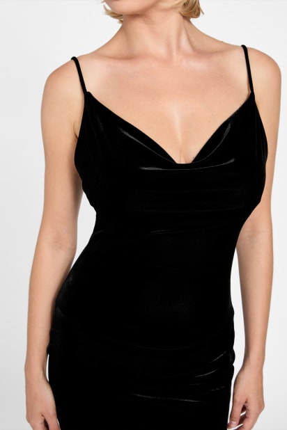 GUESS Velvet midi dress