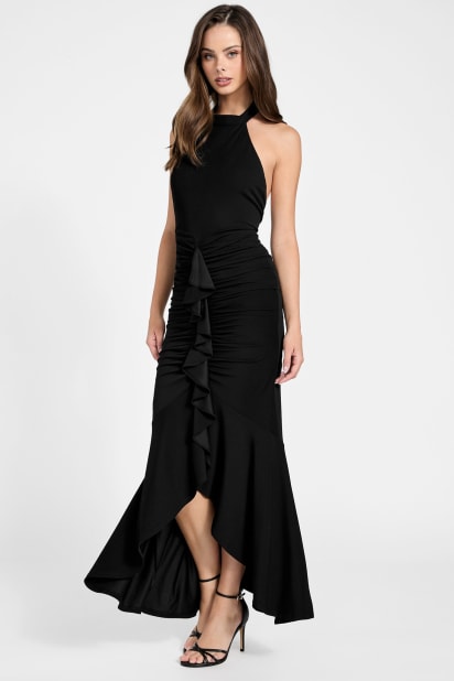 Guess Women's Sleeveless Elle Dress - Jet Black - Size L