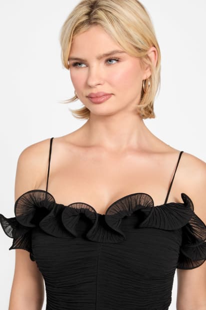 Guess Women's Kennith Sleeveless Mini Dress - Jet Black - Size 12