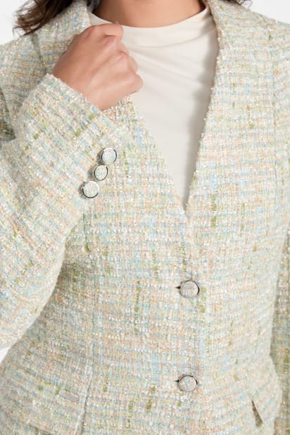 GUESS® Tweed long coat