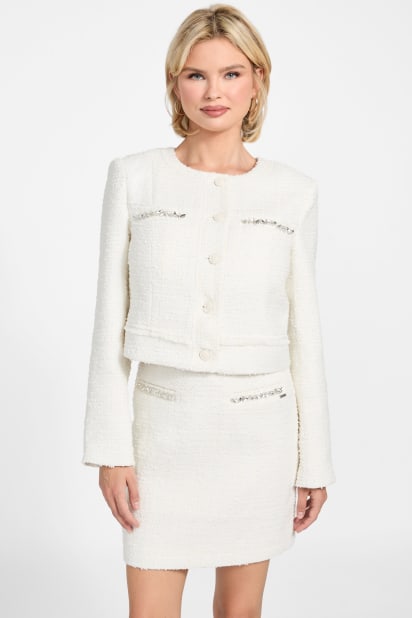GUESS® Eco Clotilde Tweed Jacket
