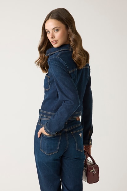 GUESS® Cropped denim jacket