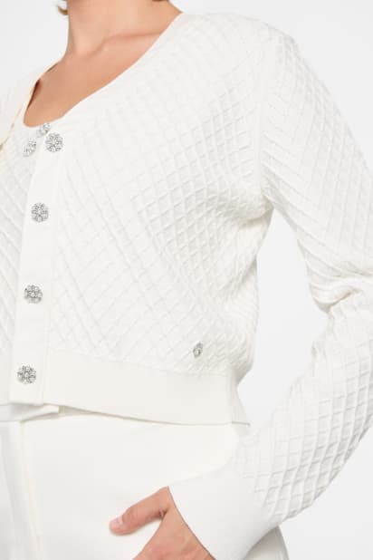 GUESS® Textured cardigan