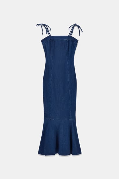 guess denim maxi dress Guess W5gk93d4h7c Sleeveless Short Dress BLUE L Woman