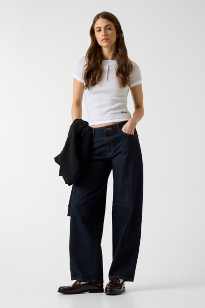 GUESS® Double rib-knit top