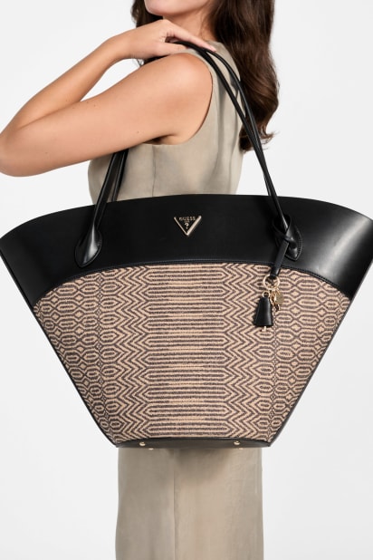 GUESS® Venere Extra Large Woven Tote