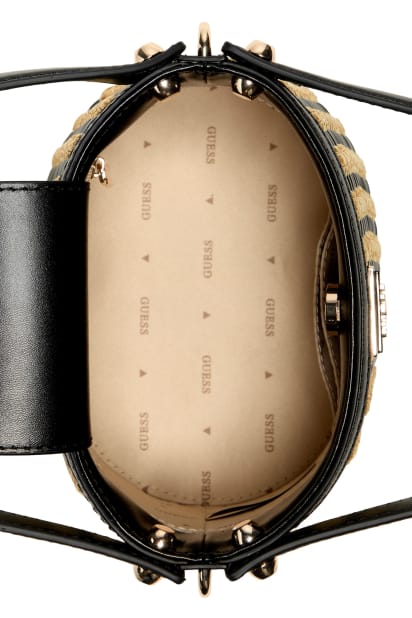【ブラック(NTB)】GUESS クロスボディバッグ(W)ATALIA Crossbody Bucket WG964703-NTB-ALT4