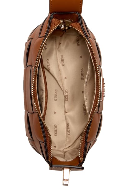GUESS® Maylee Woven Mini Hobo Bag