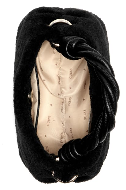 GUESS® Shaida Faux-Fur Top-Handle Crossbody