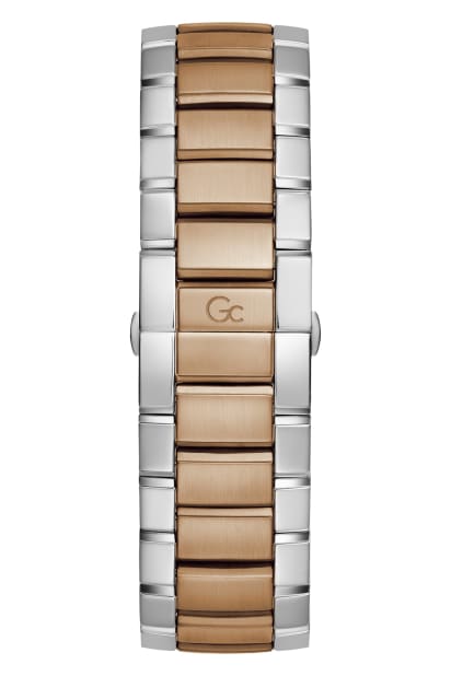 GUESS® Two-Tone and Green Chronograph Watch