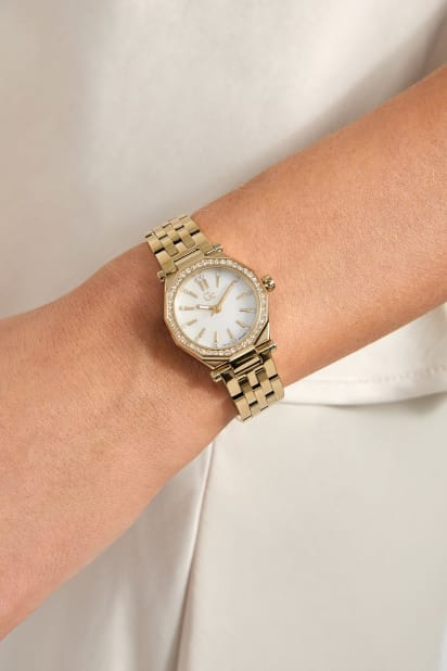 MARCIANO by GUESS® Gc Gold-Tone Petite Analog Watch