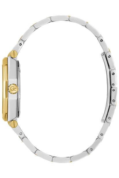 GUESS® Gc Two-Tone and Green Analog Watch