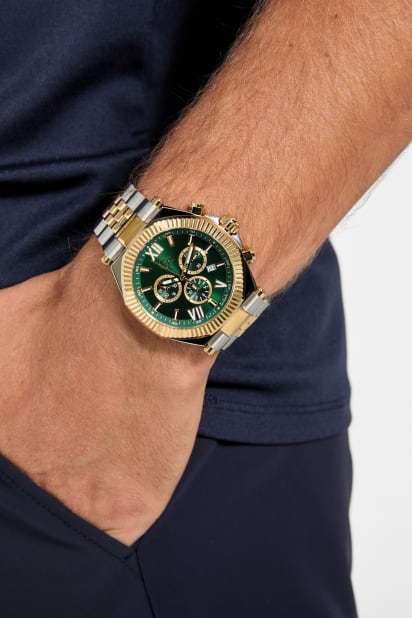GUESS® Gc Two-Tone Chronograph Watch