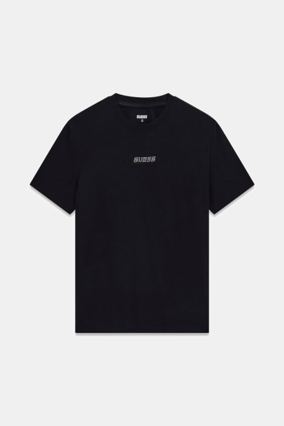 x.x.x.x.x　GUESS AND SEA ブラック Tシャツ　M GUESS® Regular fit t-shirt