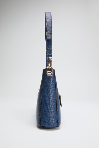 【ネイビー(NAV)】GUESS ショルダーバッグ (W)GRACIA Crssbdy Flap Guess Navy Gracia Shoulder Bag