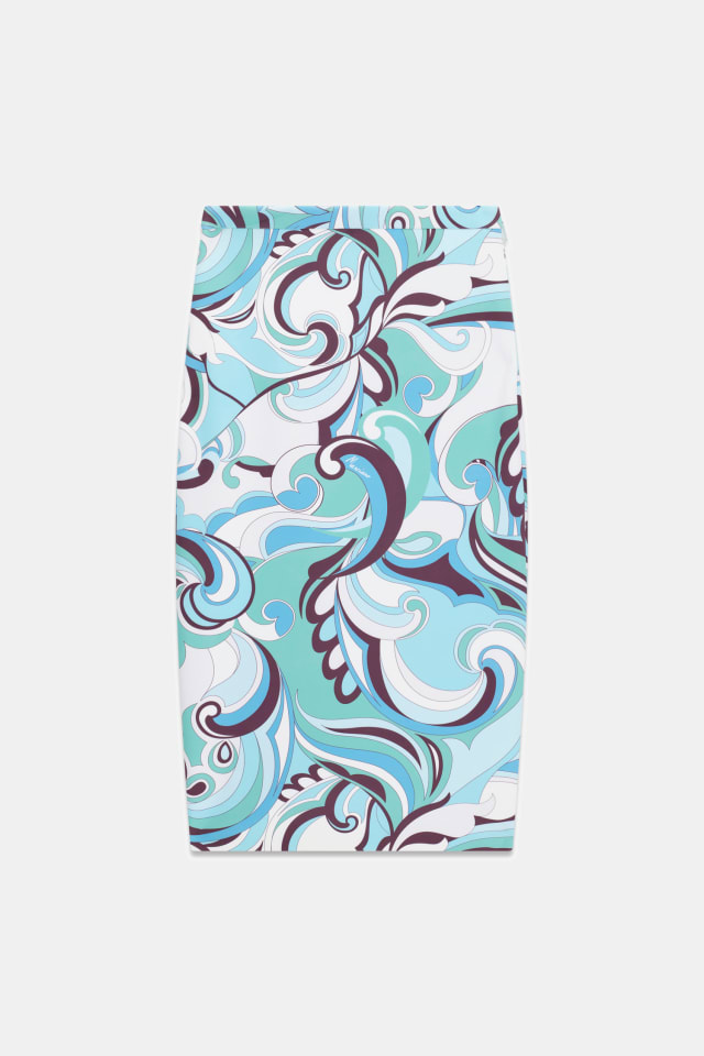 Saia midi estampado all over Marciano