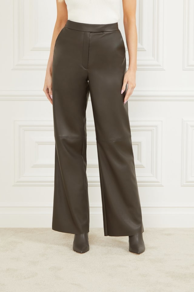 Marciano Wide Leg Hose Kunstleder