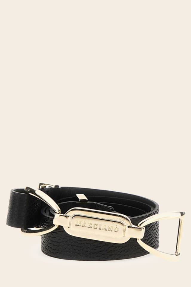Marciano leather logo belt