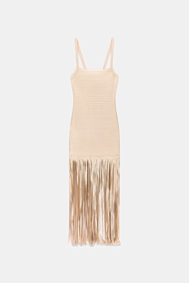 Vestido com franjas Marciano