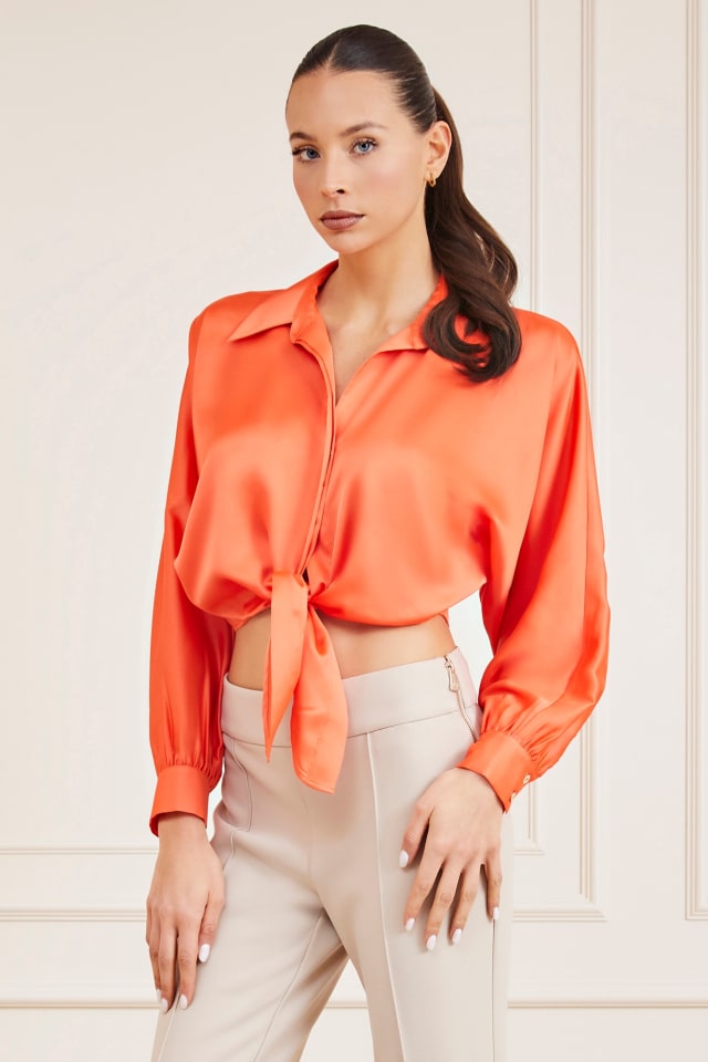 Marciano front knot shirt