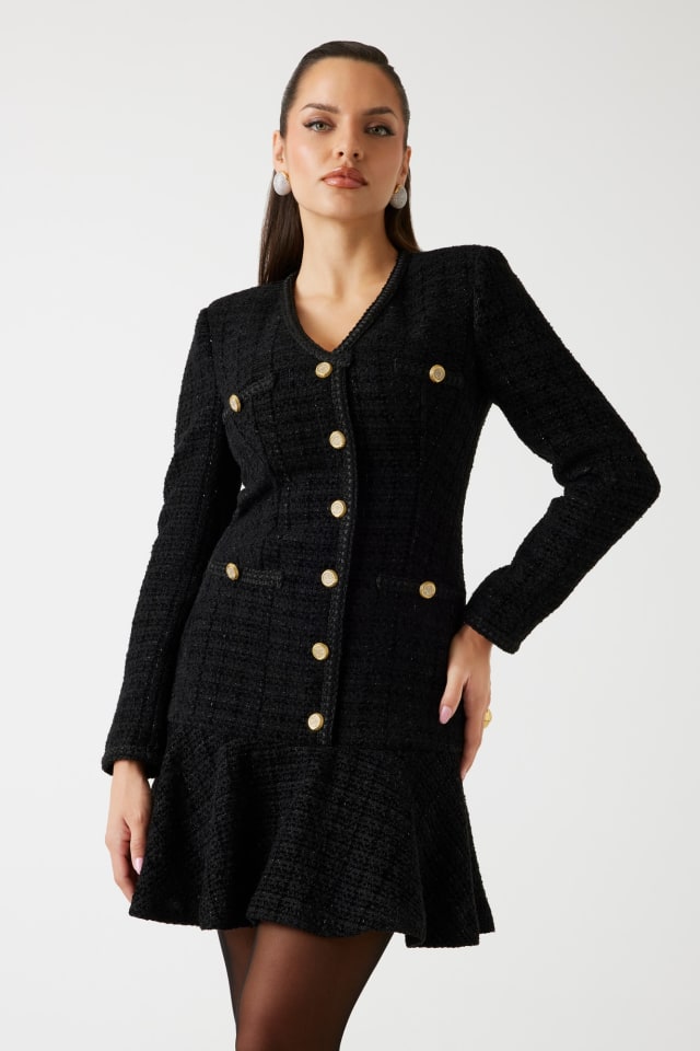 Mini robe laine m&eacute;lang&eacute;e Marciano