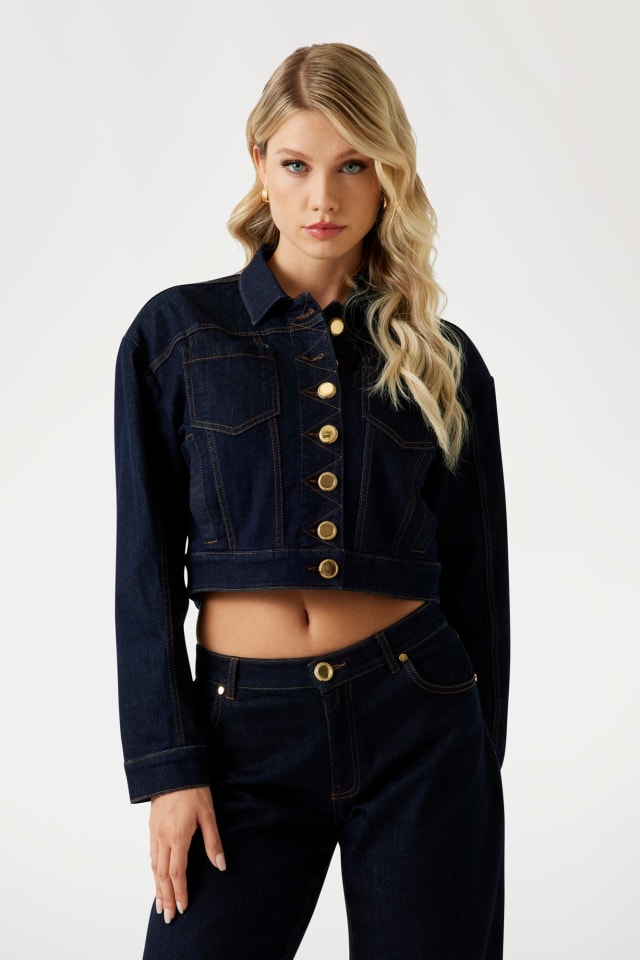 Giacca denim cropped Marciano