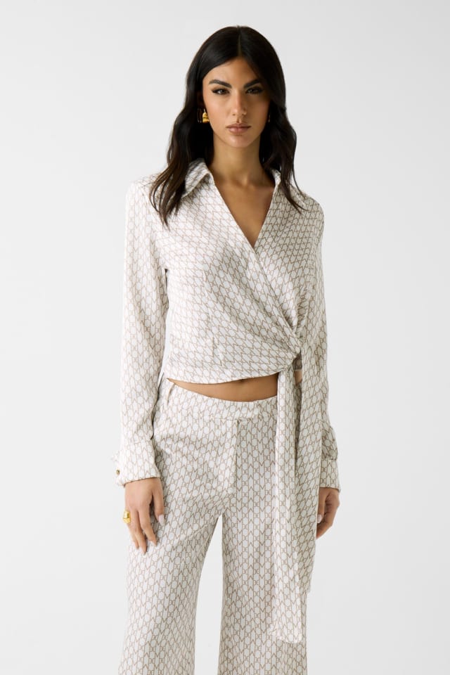 Blusa wrap-up Marciano