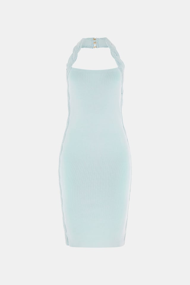 Marciano trenzado midi dress