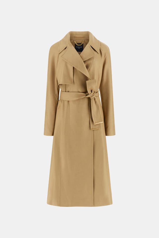 Marciano wool-blend trench