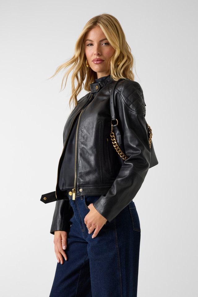 Chaqueta de cuero genuino Marciano
