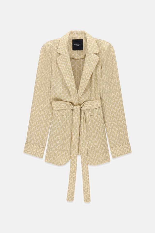 Blazer con cinturón Marciano
