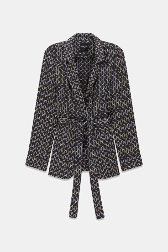 Blazer con cinturón Marciano