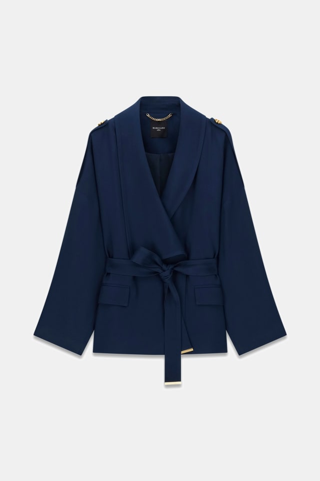 Chaqueta de mezcla de lana Marciano