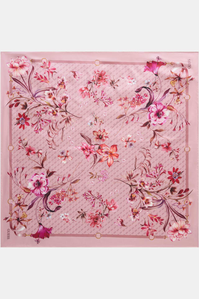 Foulard com estampa floral 4G