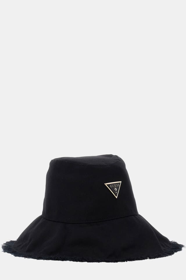 Cappello in tela con con logo