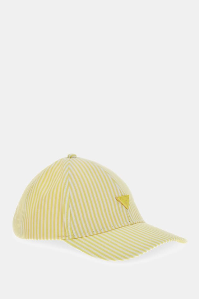 Stribet baseballkasket